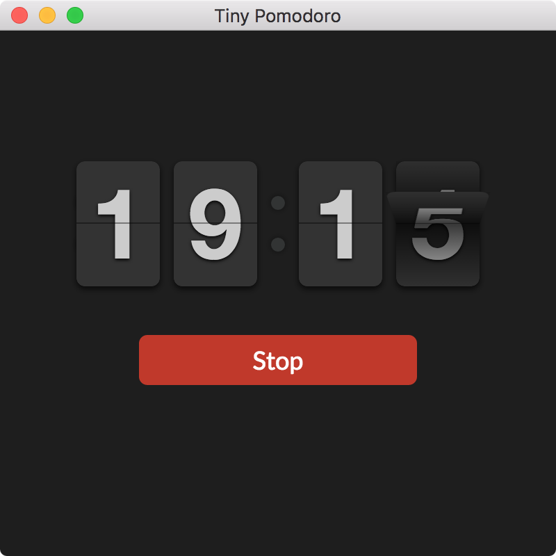 Tiny Pomodoro screenshot